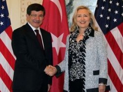 Davutoğlu Clinton ile görüştü