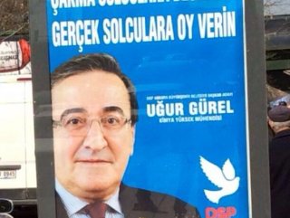 DSP Ankara adayı Mansur Yavaş’ı afişle vurdu