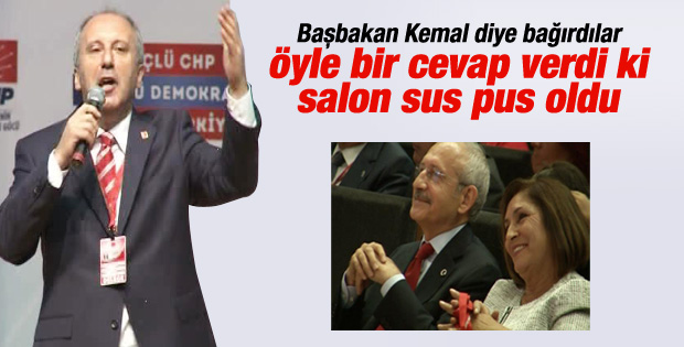 “Başbakan Kemal” sloganı atan CHP’lileri susturdu