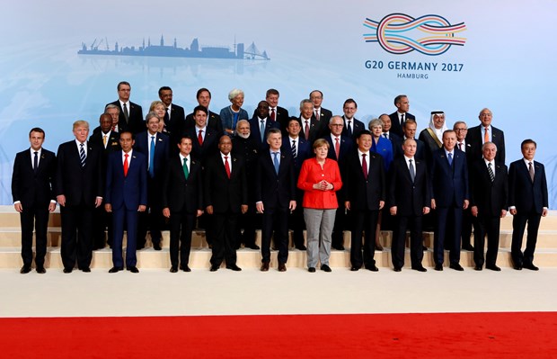 G20  Zirvesine Katılan Ülkeler 2017 Hamburg
