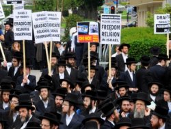 Yahudiler’den İsrail’e protesto