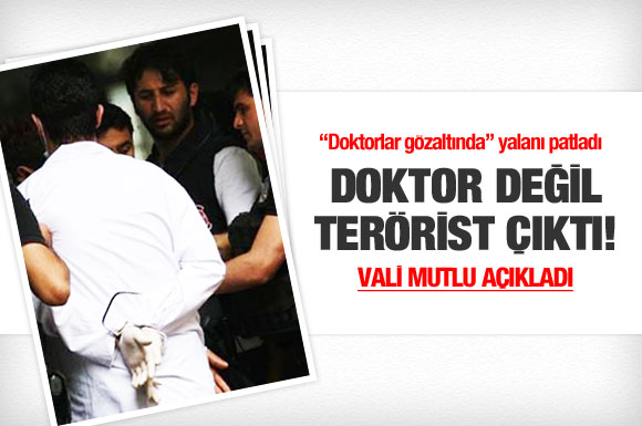 Gezi’dekiler doktor değil terörist çıktı